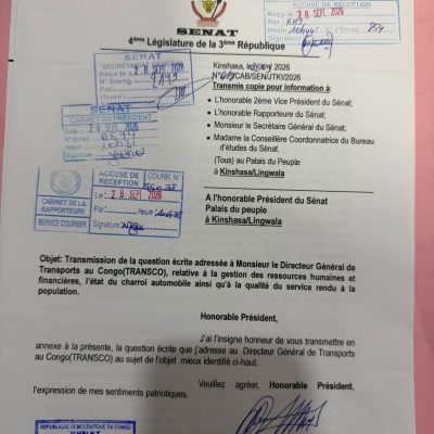 Transco : Jean Tshisekedi interpelle le DG sur la gestion des ressources et l’état du parc automobile